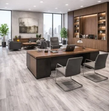 Mountain Scapes Flooring Residential Luxury Vinyl Plank / Collection: Lookout / Color: White Smoke / (Also available in 10 other colors!) / Click on picture above to see additional colors! 