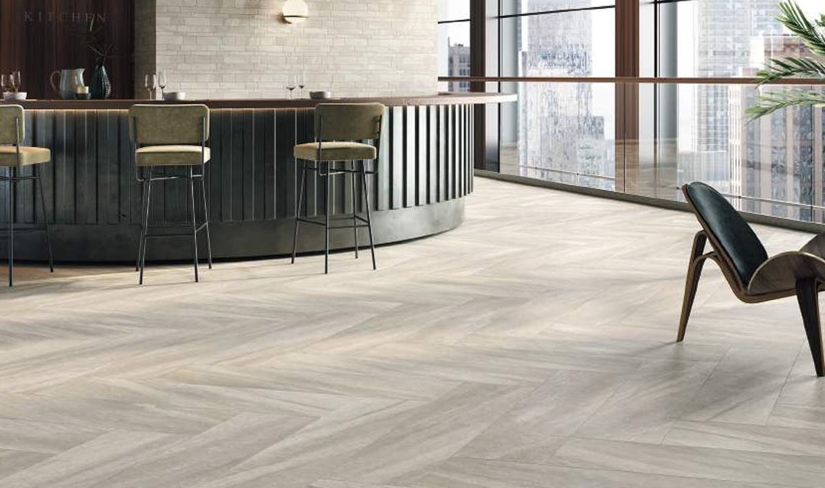 Bolick Dist. Del Conca Residential Porcelain Tile / Collection: Quartzite / Color: Sand -SKU: HQT01 / Size: 12" x 48" - (Available in more sizes!) / No link available to see enhanced view! 