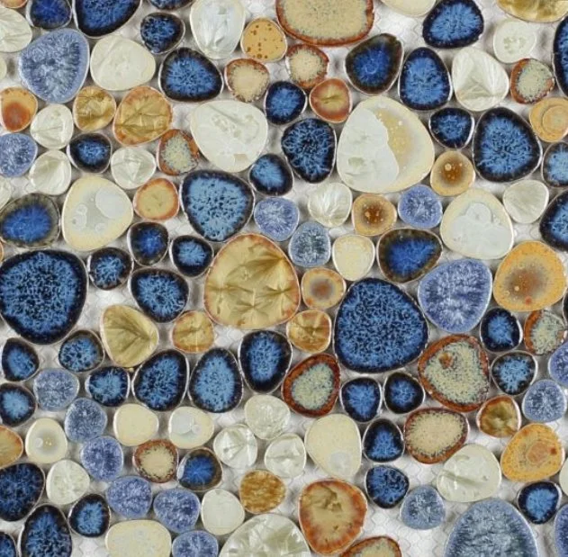 Elysium Residential Mosaic Tile (Can also be used in pools!) (*ARM 38) / Collection: Growing / Color: Blue - SKU: M452 / Size: "11.50 x 11.50" - (Only size available!) / Click on picture above to see enhanced view!