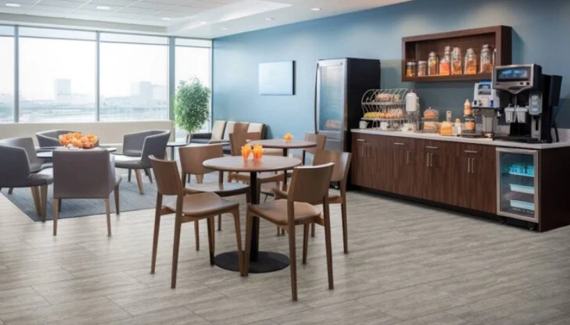 P. F. S. Ascension Residential Luxury Vinyl Tile / Collection: Terrain / Color: Stone Harbor / (Available in glue down only!) / Click on picture above to see enhanced view!