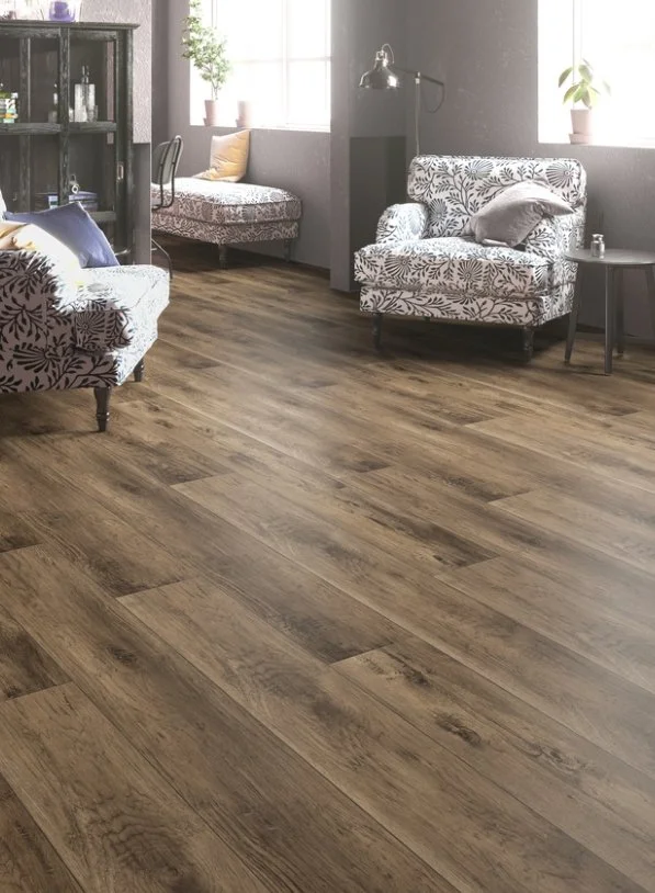 Adleta Jackson Vinyl Residential Luxury Vinyl Plank / Collection: Hickory Select / Color: Cabin Fever / (Available in a glue down!) Click on picture above to see an enhanced view!