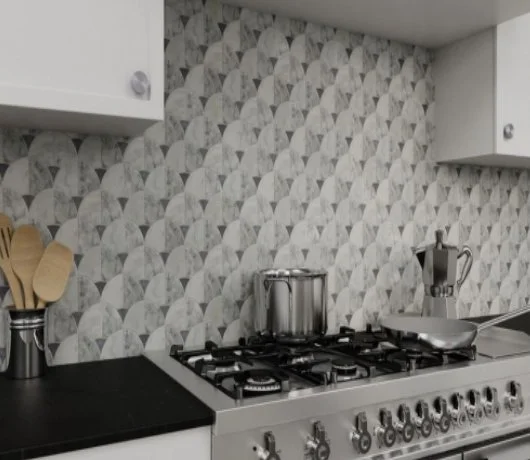 Viking Dist. Anthology Residential Mosaic Wall Tiles / Collection: Casablanca / Color: Arabian Fan - SKU: ANTHCAAF / Size: "8.27 x 8.27" - (Only size available!) / No link available to see enhanced view!