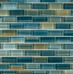 Viking Dist. Anthology Residential Mosaic Wall Tiles / (Can also be used in pools!) / Collection: Splash / Color: Neptune Emerald - SKU: ANTHSPNE12 / Size: "11.81 x 11.81" - (Only size available!) / No link available to see enhanced view!