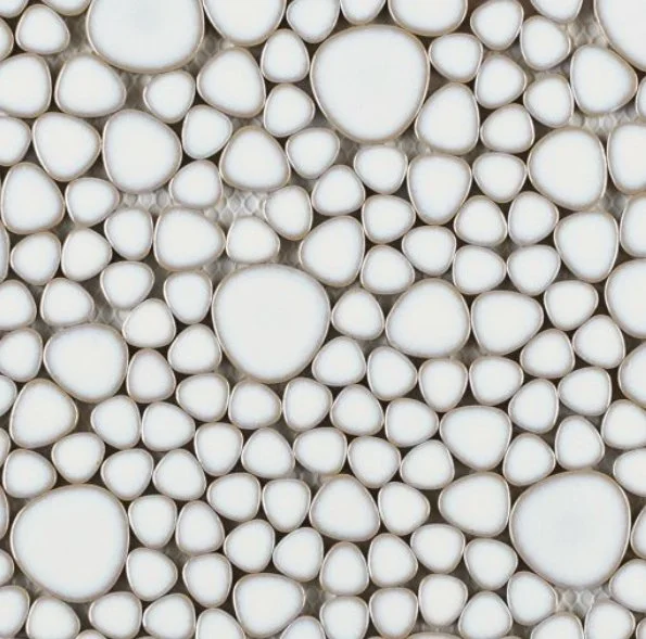 Elysium Residential Mosaic Tile (Can also be used in pools!) (*ARM 38) / Collection: Growing / Color: Fancy White - SKU: M439 / Size: "11.50 x 11.50" - (Only size available!) / Click on picture above to see enhanced view!