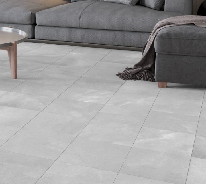 Esmer Residential Porcelain Floor Tile / Collection: Vernon / Color: Silver Matte / SKU: F07VERNSI1313 / Size: 13" x 13" - (Available in more sizes!) / Click on picture above to see enhanced view! 