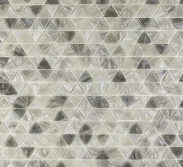 Viking Dist. Anthology Residential Mosaic Wall Tiles / (Can also be used in pools!) / Collection: Glassique Collection / Color: Mini Triangle Sepia - SKU: ANTHGLMTS / Size: "12 x 13" - (Only size available!) / No link available to see enhanced view!