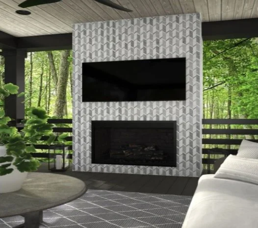 Viking Dist. Anthology Residential Mosaic Wall Tiles / Collection: Casablanca / Color: Tangier - SKU: ANTHCATAN / Size: "10.43 x 11.81" - (Only size available!) / No link available to see enhanced view!