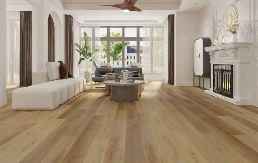 Lions Floor Residential Luxury Vinyl Plank / Collection: Lone Star Spirit / Color: Toffeenut Umber / (Also available in 6 other colors!) / Click on picture above to see additional colors! 