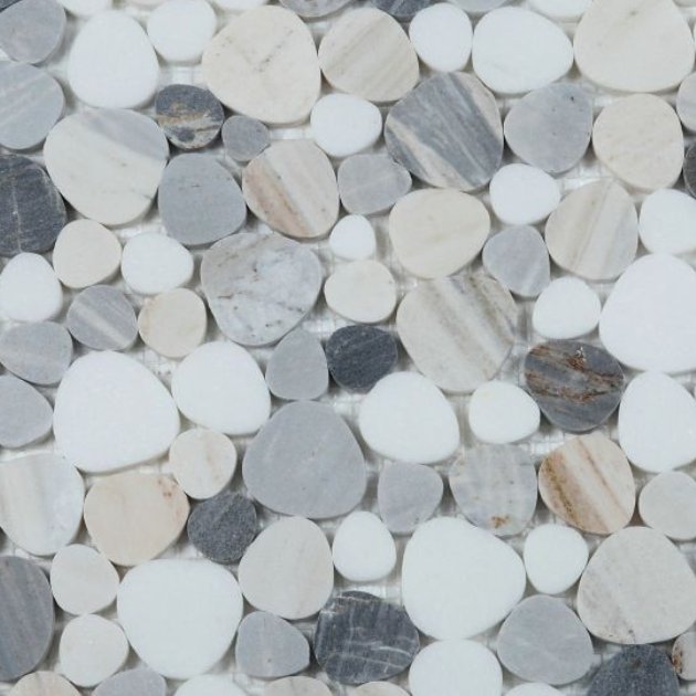 Elysium Residential Mosaic Tile (*ARM 3) / Collection: Aphrodite / Color: Beach - SKU: M3804 / Size: 12" x 12" - (Only size available!) / Click on picture above to see enhanced view! 