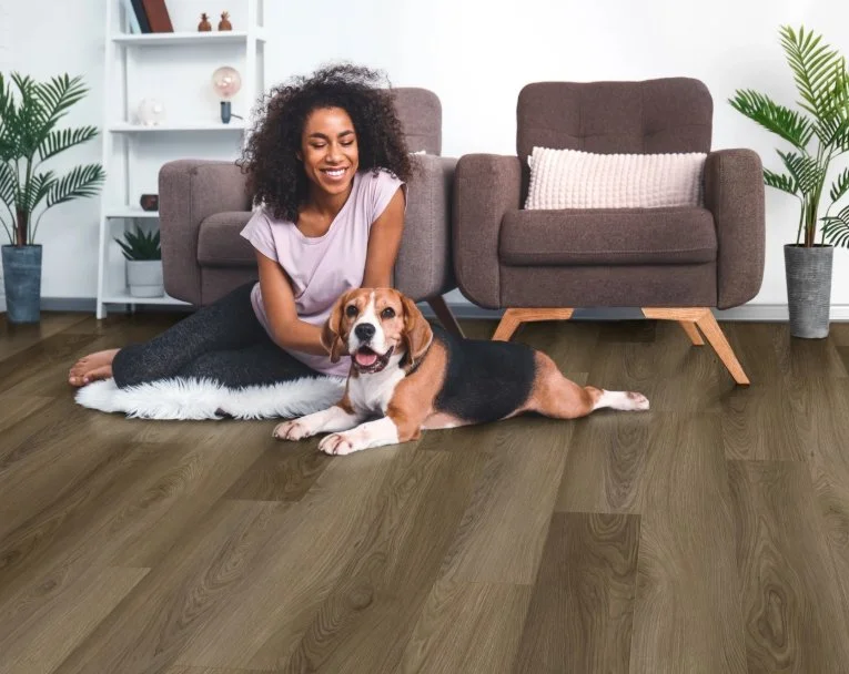 Stanton Residential Luxury Vinyl Plank / Collection: Old World / Color: Hazelnut Harvest / (Available in click!) / Click on picture above to see enhanced view!