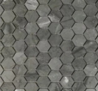 Viking Dist. Anthology Residential Mosaic Wall Tiles / Collection: Marble Ridge Reserve / Color: Gris Naturalle - SKU: ANTHMRGNHMM / Size: "12 x 12" - (Also available in a 1 x 2 subway mosaic!) / No link available to see enhanced view!