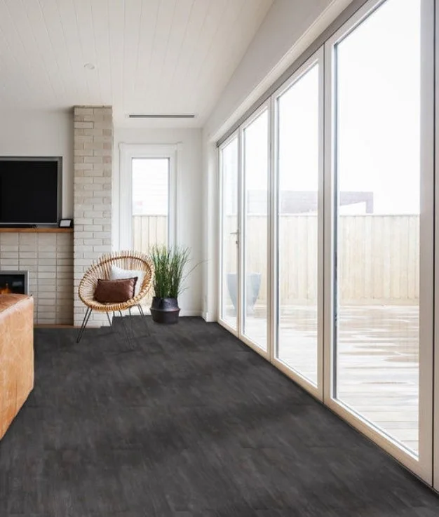 Shaw Philadelphia Commercial Luxury Vinyl Plank / Collection: Purview (Click Together) / Color: Gunmetal / (Available in 13 other colors!) / Click on picture above to see additional colors!