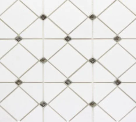 Viking Dist. Anthology Residential Mosaic Wall Tiles / Collection: Dazzle / Color: Limelight Silver - SKU: ANTHDALS / Size: "12 x 12" - (Only size available!) / No link available to see enhanced view!