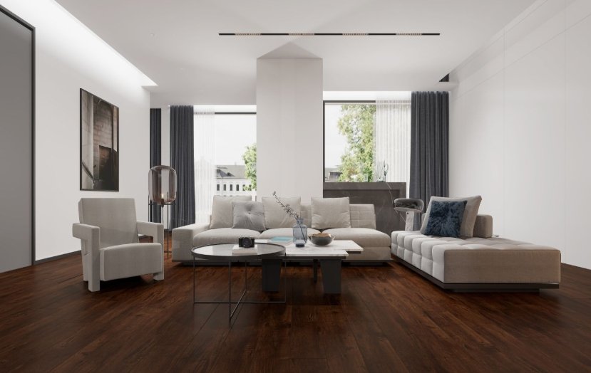 Lions Floor Residential Luxury Vinyl Plank / Collection: Lone Star Spirit / Color: Saddle Brownie / (Also available in 6 other colors!) / Click on picture above to see additional colors! 