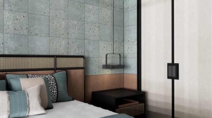 Esmer Residential Porcelain Floor Tile / Collection: Anvaya / Color: Cielo Matte / SKU:  F44ANVACI1212M / Size: 12" x 12" - (Available in more sizes!) / Click on picture above to see enhanced view! 