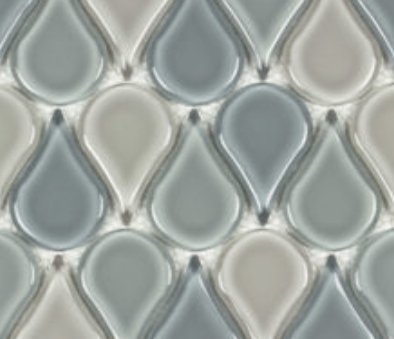 Viking Dist. Anthology Residential Mosaic Wall Tiles / Collection: Euphoria / Color: Mystic Rain - SKU: ANTHEUMR / Size: "11.26 X 10.94" - (Only size available!) / No link available to see enhanced view!