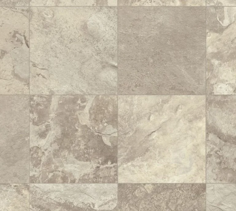 Adleta Armstrong Luxury Sheet Vinyl (Linoleum) / Collection: Progressions - Evendale Slate / Color: Snow Gold G7355 / (Available in 12' Foot Rolls) / (Available in 29 other colors!) / Click on picture above to see additional colors! 