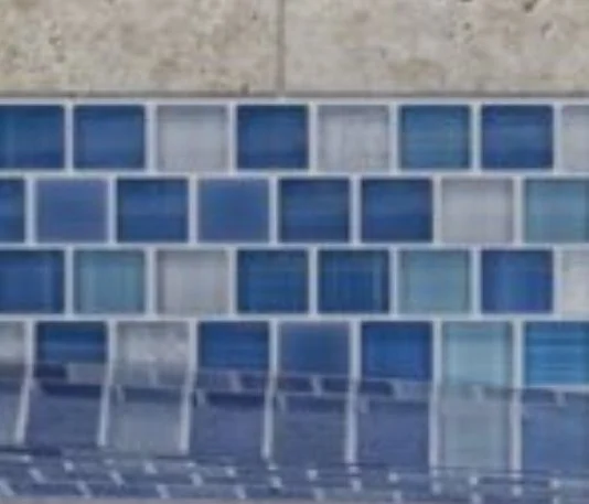 Viking Dist. Anthology Residential Mosaic Wall Tiles / (Can also be used in pools!) / Collection: Splash / Color: Aegean - SKU: ANTHSPAE / Size: "12 x 12" - (Only size available!) / No link available to see enhanced view!