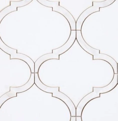 Elysium Residential Mosaic Tile (*ARM 36) / Collection: Alice / Color: Pearl Thassos New - SKU: MO1019 / Size: "11.50 x 12" - (Only size available!) / Click on picture above to see enhanced view!