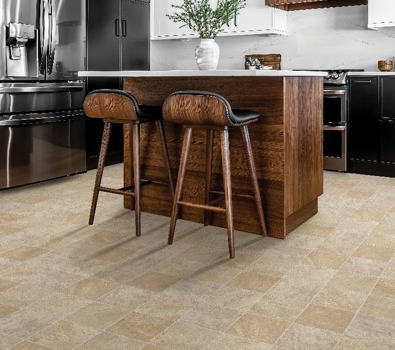 Mohawk Versa Tech Essentials Luxury Sheet Vinyl (Linoleum) / Collection: Fieldcrest / Color: Honey Slate 594 / (Available in 12' Foot Rolls) / (Available in 11 other colors!) / Click on picture above to see additional colors! 