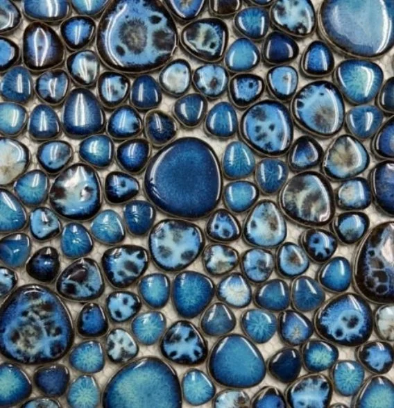 Elysium Residential Mosaic Tile (Can also be used in pools!) (*ARM 40) / Collection: Growing / Color: Lake - SKU: M4150 / Size: "11.50 x 11.50" - (Only size available!) / Click on picture above to see enhanced view!