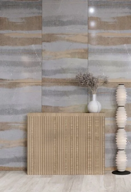 Esmer Residential Porcelain Floor Tile / Collection: Terramor / Color: Grigio Honed / SKU: F86TERRFUGR2447H / Size: 24" x 47" Fuse - (Available in more sizes!) / Click on picture above to see enhanced view! 