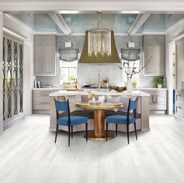 Stanton Residential Luxury Vinyl Plank / Collection: Floors 2000/ Color: Beachley Simply white / (Available in click!) / Click on picture above to see enhanced view!