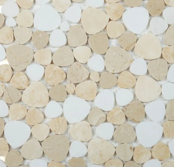 Elysium Residential Mosaic Tile (*ARM 1) / Collection: Aphrodite / Color: Marfil - SKU: M963 / Size: 12" x 12" - (Only size available!) / Click on picture above to see enhanced view! 