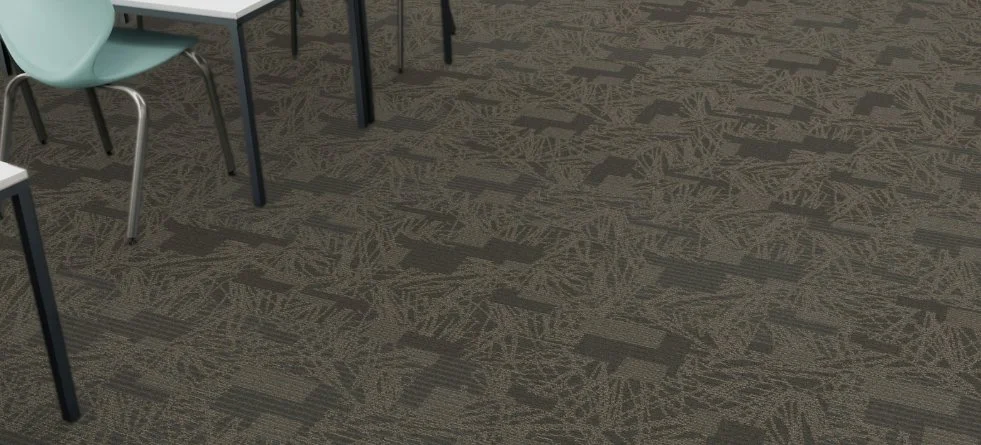 Mohawk Aladdin Commercial Glue Down Carpet Tiles / Collection: Translations (Transforming Spaces Tile) / Color: Visual Edge / (Available in 6 other colors!) / Click on picture above to see additional colors!