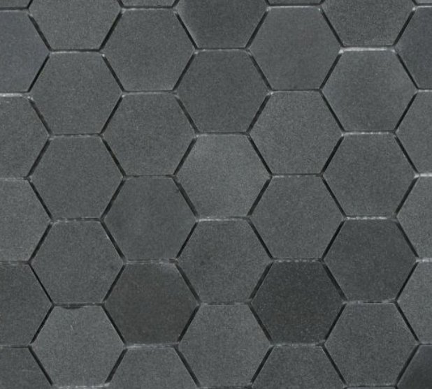 Elysium Residential Mosaic Tile (*ARM 4) / Collection: Hexagon / Color: Basalt 2x2 - SKU: M4059 / SKU: MO1138 (For 3x3's) / Size: 11.75" x 12" - (Only 1 other size available - (3x3) 10.25 x 11.75!) / Click on picture above to see enhanced view! 