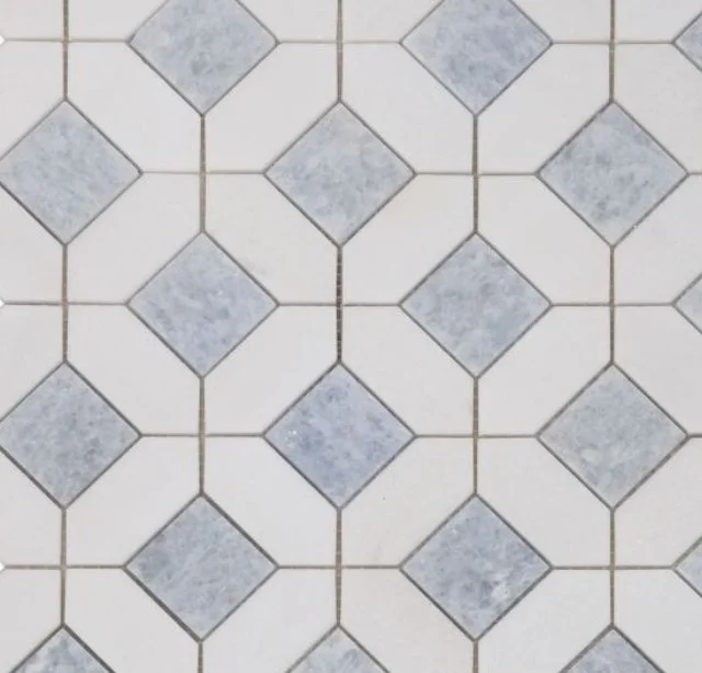 Elysium Residential Mosaic Tile (*ARM 24) / Collection: Eclipse / Color: Crystal Ocean - SKU: MO1056 / Size: "12 x 12" - (Only size available!) / Click on picture above to see enhanced view!