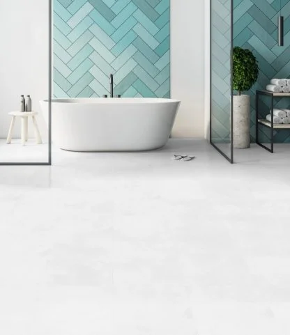 Stanton Residential Luxury Vinyl Tile / Collection: Natural Beauty Stone / Color: Boulevard Snow / (Available in click!) / Click on picture above to see enhanced view!