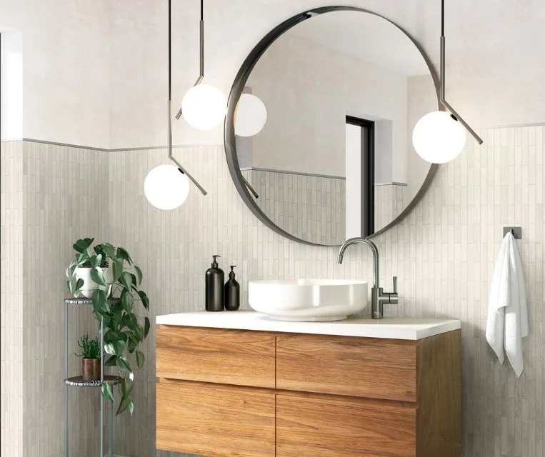 Viking Dist. Florida Tile Residential Porcelain Wall & Floor Tile / Collection: Gravitate / Color: White - SKU: FTIGVT1012x24 / Size: 12" x 24" - (Available in more sizes!) / Click on picture above to see enhanced view! 
