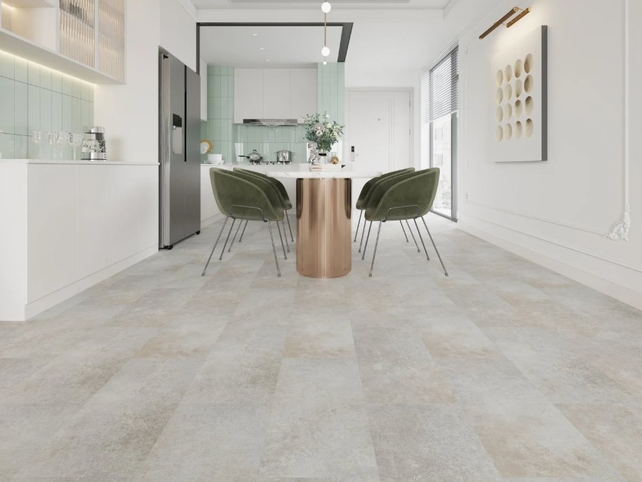 Brandon Co. Diamond Living Residential Luxury Vinyl Plank / Collection: Rome Tile Collection / Color: Elba / (Available in glue down!) No link available to see enhanced view!