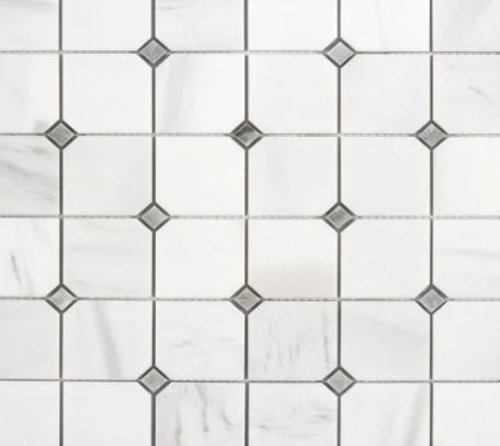 Viking Dist. Anthology Residential Mosaic Wall Tiles / Collection: Casablanca / Color: Legacy - SKU: ANTHCALE / Size: "12 x 12" - (Only size available!) / No link available to see enhanced view!