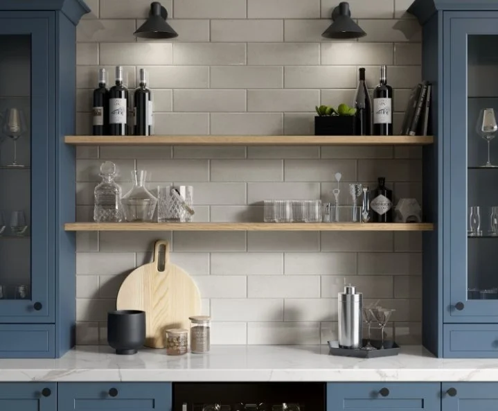 Esmer Residential Glazed Ceramic Wall Tile / Collection: Pagoni / Color: White / SKU:     W21PAGOWH0413P / Size: 4" x 13" - (Only size available!) / Click on picture above to see enhanced view!