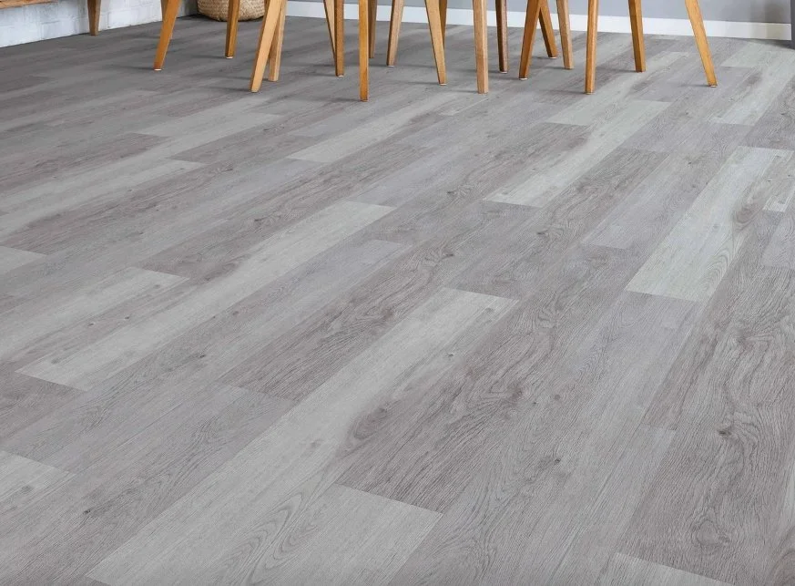 Brandon Co. Next Floor Residential Luxury Vinyl Plank / Collection: Grounded / Color: Pewter Oak / (Available in glue down!) Click on picture above to see an enhanced view!