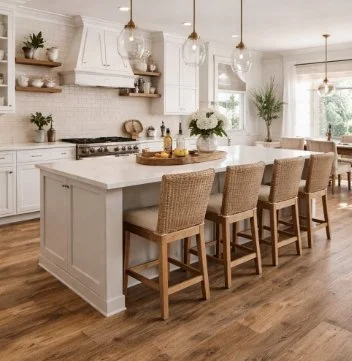 Mountain Scapes Flooring Residential Luxury Vinyl Plank / Collection: Cloud Cove / Color: Hero / (Also available in 7 other colors!) / Click on picture above to see additional colors!