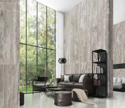 Viking Dist. ICTC Residential Porcelain Floor & Wall Tiles / Collection:  Iris Cararra Select 2.0 / Color: Romano Greige - SKU: IRCAR2RGRE2448 / Size: 24" x 48" - (More sizes available!) / No link available to see enhanced view!