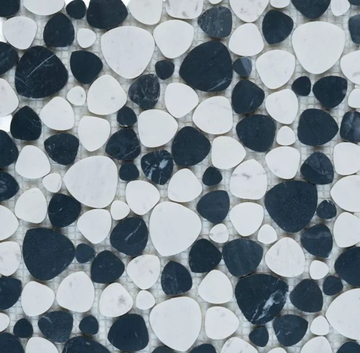 Elysium Residential Mosaic Tile (*ARM 6) / Collection: Aphrodite / Color: Panda Honed - SKU: M4768 / Size: 12" x 12" - (Only size available!) / Click on picture above to see enhanced view! 