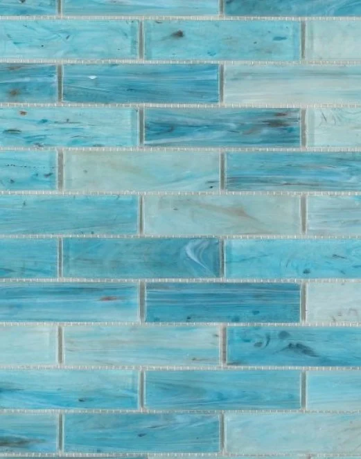 Elysium Residential Mosaic Tile (*ARM 29) / Collection: Hot / Color: Blue - SKU: M776 / Size: "12.75 x 11.75" - (Only size available!) / Click on picture above to see enhanced view!