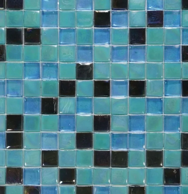 Elysium Residential Mosaic Tile (Can also be used in pools!) (*ARM 22) / Collection: Laguna / Color: Mermaid Square - SKU: M644 / Size: "11.75 x 11.75" - (Only size available!) / Click on picture above to see enhanced view!