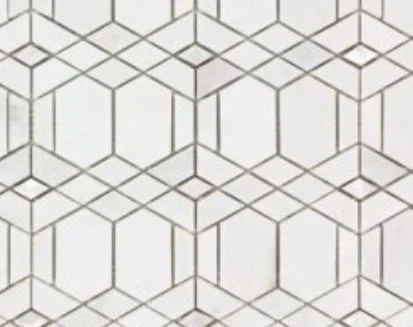 Viking Dist. Anthology Residential Mosaic Wall Tiles / Collection: Panache / Color: Imperial Perla - SKU: ANTHPAIP / Size: "12 x 13" - (Only size available!) / No link available to see enhanced view!