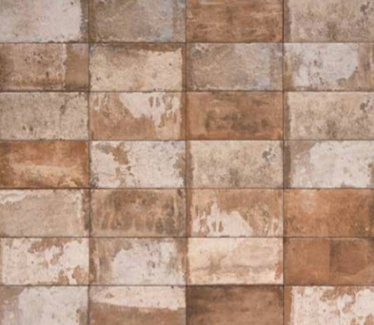 Viking Dist. ICTC Residential Porcelain Floor Tiles / Collection: Havana / Color: Cohiba Sestino (Cotto) - SKU: MDHAVCOH48 / Size: 2'3" x 10'5" - (More sizes available!) / No link available to see enhanced view! 