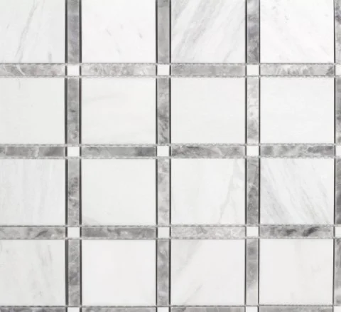 Viking Dist. Anthology Residential Mosaic Wall Tiles / Collection: Casablanca / Color: Fortress - SKU: ANTHCAFO / Size: "12 x 12" - (Only size available!) / No link available to see enhanced view!