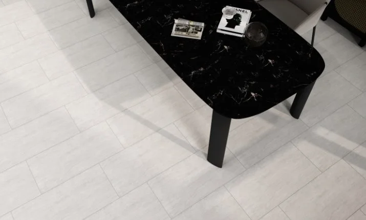 Esmer Residential Porcelain Floor Tile / Collection: Unified / Color: White Matte / SKU: F86UNIFWH1224M / Size: 12" x 24" - (Available in more sizes!) / Click on picture above to see enhanced view!