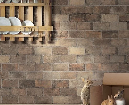 Viking Dist. ICTC Residential Ceramic Floor & Wall Tiles / Collection: Mediterranea Chicago / Color: State Street - SKU: MDCHISTA48 / Size: 4" x 8" - (More sizes available!) / No link available to see enhanced view!
