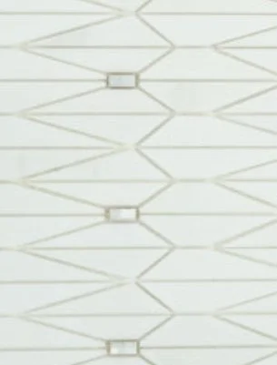 Viking Dist. Anthology Residential Mosaic Wall Tiles / Collection: D-Lux Pearl / Color: Apex Pearl - SKU: ANTHDLPAP / Size: "11 x 13" - (Only size available!) / No link available to see enhanced view!