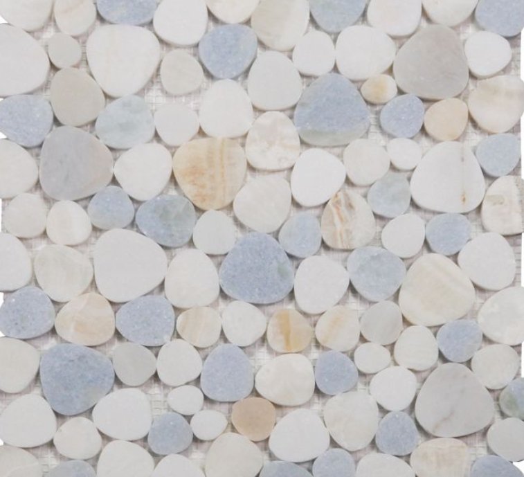 Elysium Residential Mosaic Tile (*ARM 3) / Collection: Aphrodite / Color: Marina - SKU: M3708 / Size: 12" x 12" - (Only size available!) / Click on picture above to see enhanced view! 