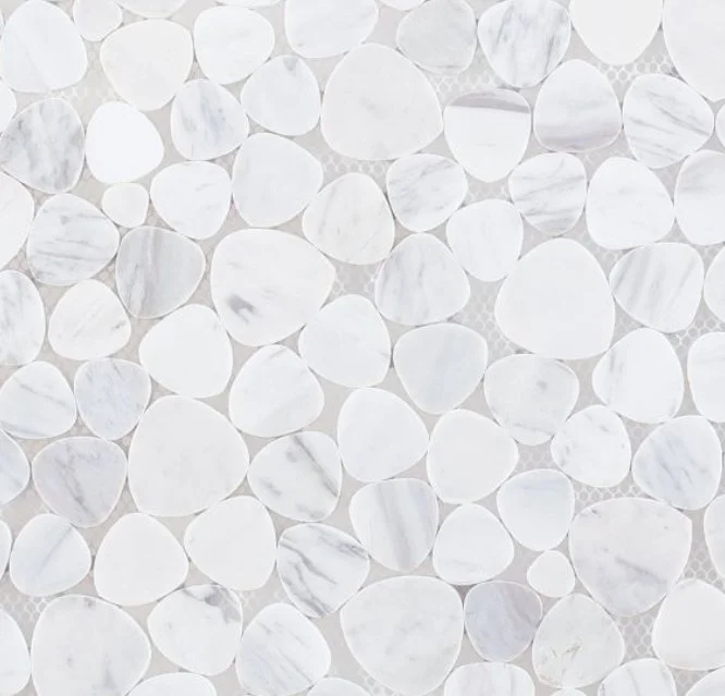 Elysium Residential Mosaic Tile (*ARM 2) / Collection: Aphrodite / Color: White - SKU: M379 / Size: 12" x 12" - (Only size available!) / Click on picture above to see enhanced view! 